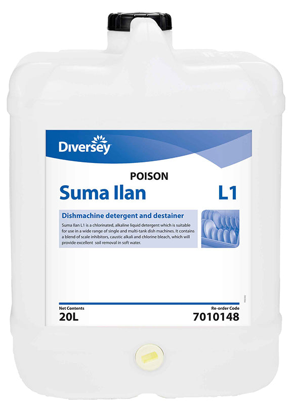 20Ltr Suma Ilan L1 Machine Dishwashing Detergent & Destainer