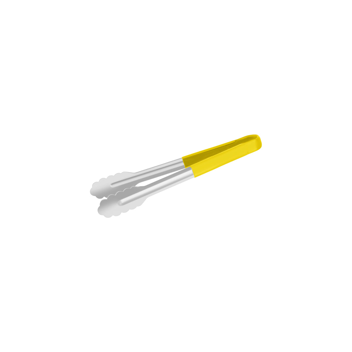 107103 Chef Inox Utility Tong with Yellow PVC Handle 300mm Star Group