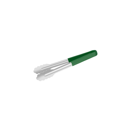 107104 Chef Inox Utility Tong with Green PVC Handle 300mm Star Group