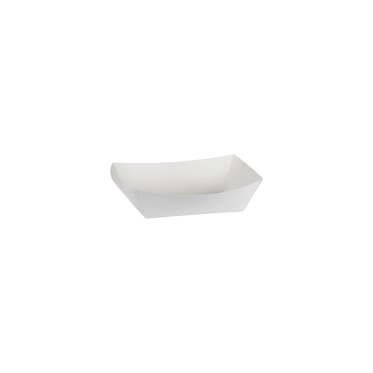 400776 Takeaway Tray No.2 Cardboard White 110x75x40mm Star Group