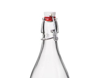 Bormioli Rocco Swing Bottle 1055ml With Swing Top, Carton of 6