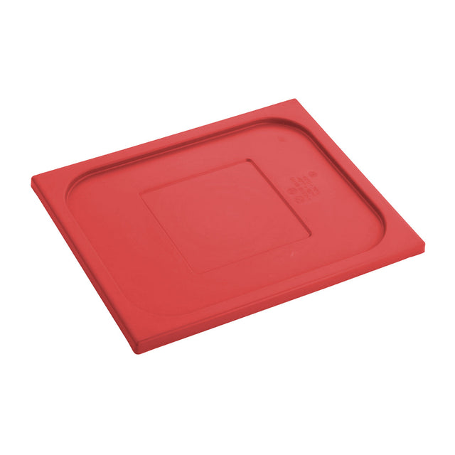 508711 Inox Macel Gastronorm Lid Polypropylene 1/1 Size Red 530x315x25mm Star Group
