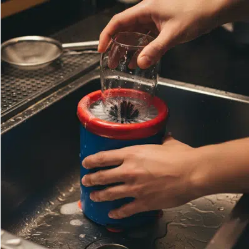 Single Glass Brush with Suction Cups