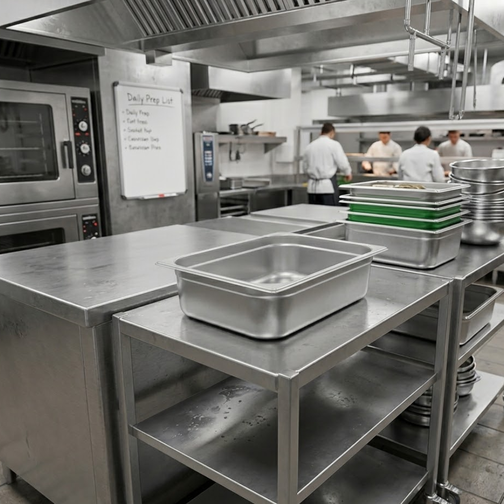Chef Inox Gastronorm Pan 1/2 Size 325x265x100mm / 6.0Lt