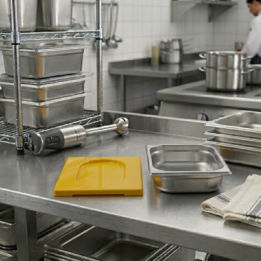 Inox Macel 1/9 Gastronorm Lid Polypropylene 176x108x20mm