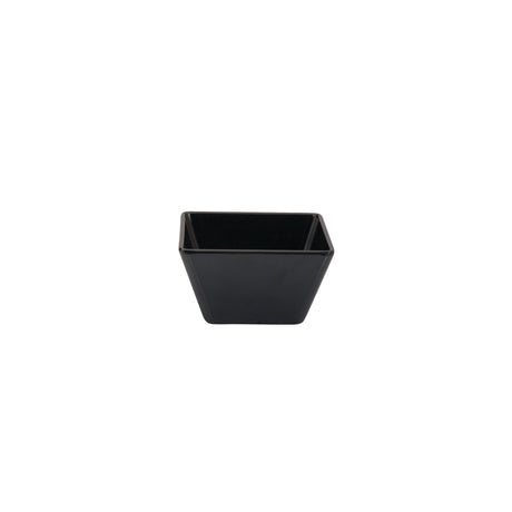 508808 Ryner Square Bowl Black Melamine 130x130x70mm Star Group