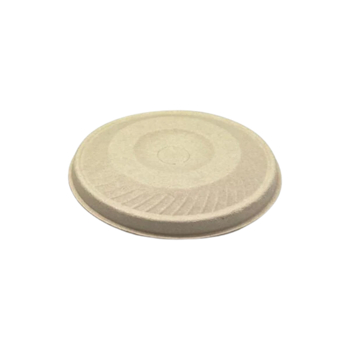 Bagasse Flat Lid 90mm - 50/Pkt