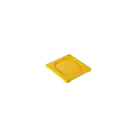 508855 Inox Macel Gastronorm Lid Polypropylene 1/6 Size Yellow 176x162x20mm Star Group