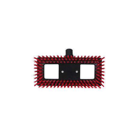 508863 SYR Deck Scrub Brush Stiff Nylon Bristles Red 225mm Star Group