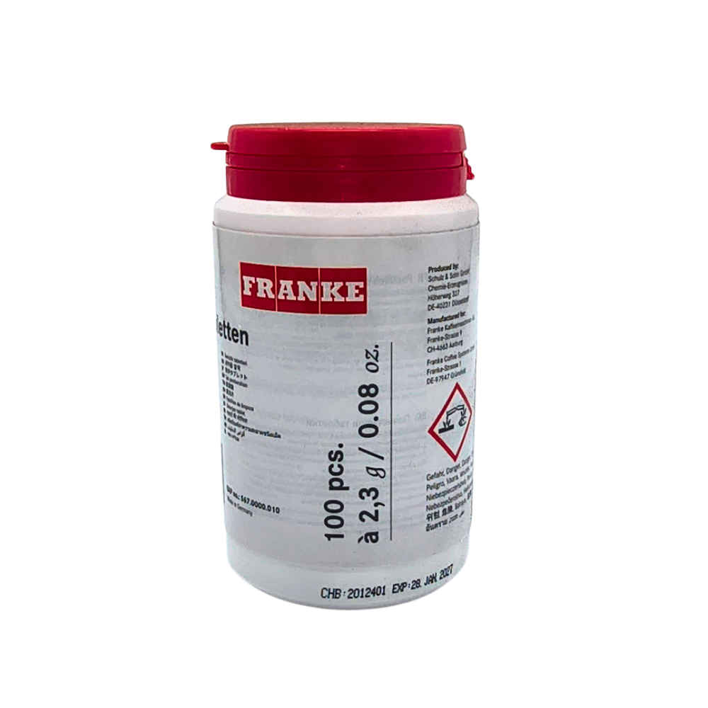 Franke Milk System Cleaning Tablets, Pack of 100