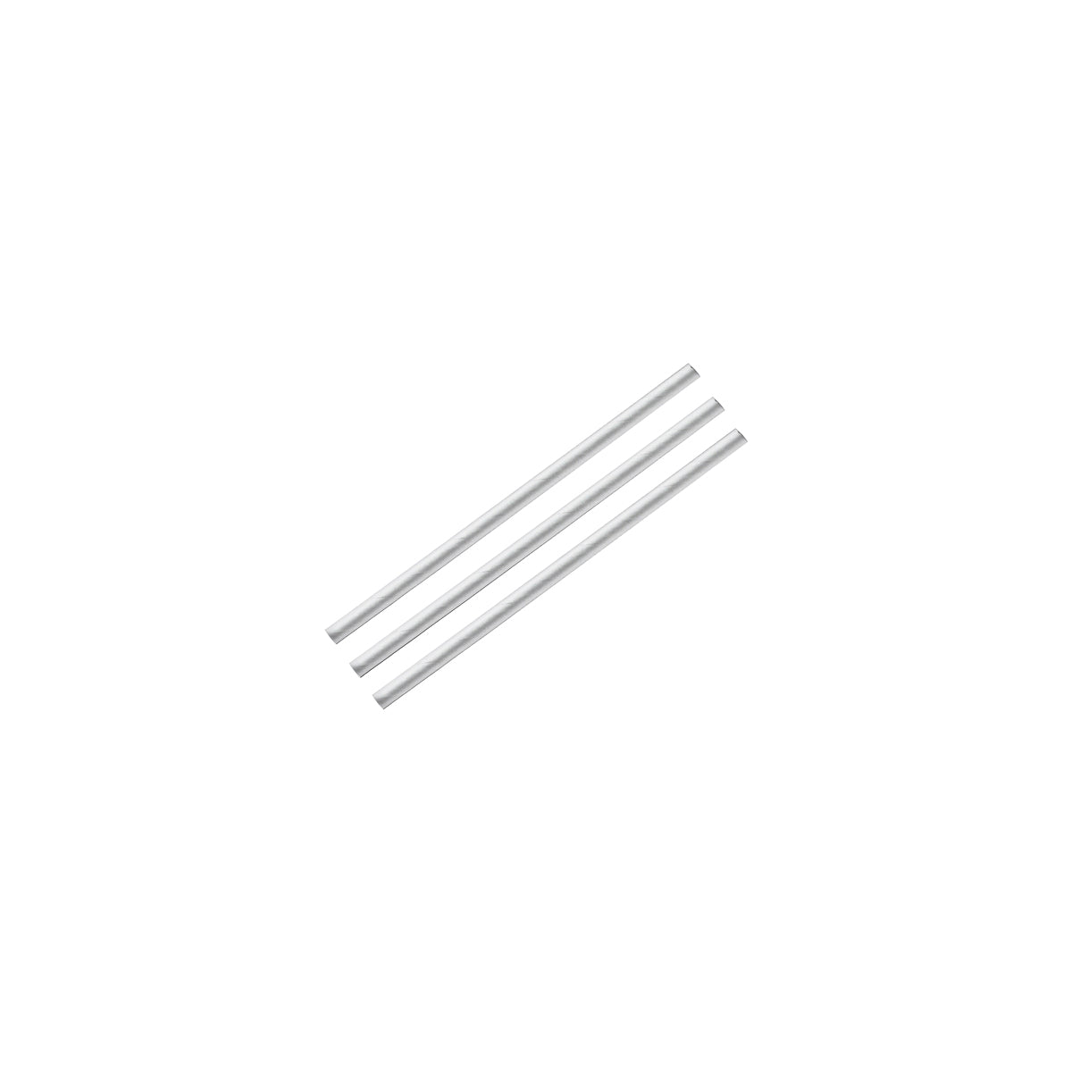 Cocktail Straw Paper White 120mm