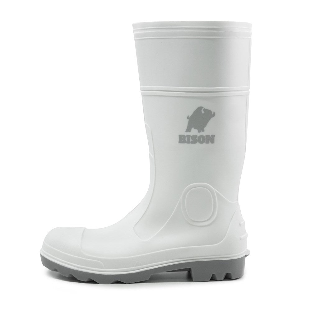 Bison Gumboot PVC-Nitrile White - UK7