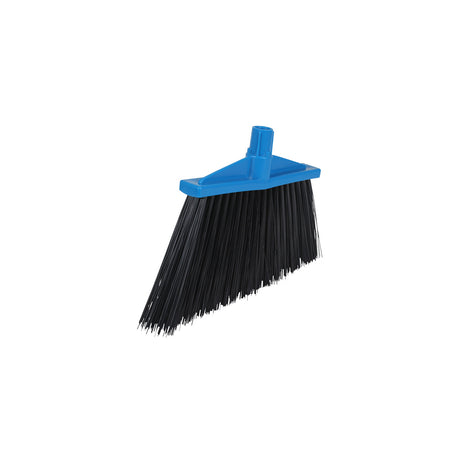 532114 SYR Angle Head Lobby Brush Broom Nylon Bristles Blue 300mm Star Group