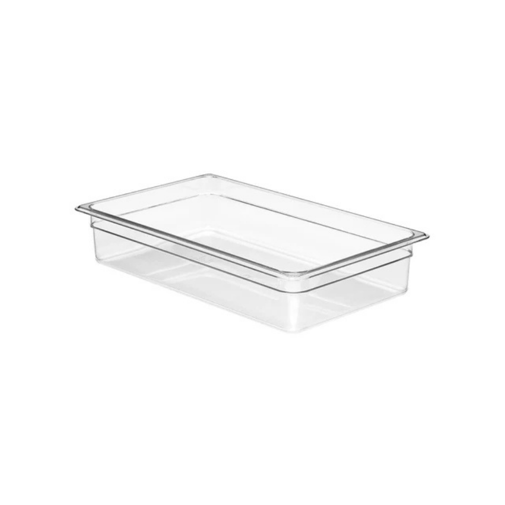 Cambro 1/2 Size Food Pan Polycarbonate Clear 325x530x100mm / 13Lt, 1 Unit