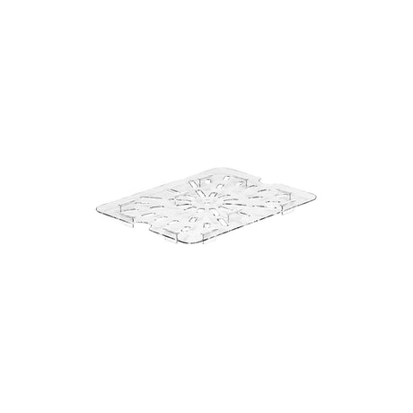 532190 Cambro 1/2 Size Food Pan Shelf Drain Polycarbonate Clear 265x325mm Star Group