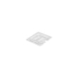 532197 Cambro 1/6 Size Food Pan Cover With Handle and Notch Polycarbonate Clear 162x176mm Star Group