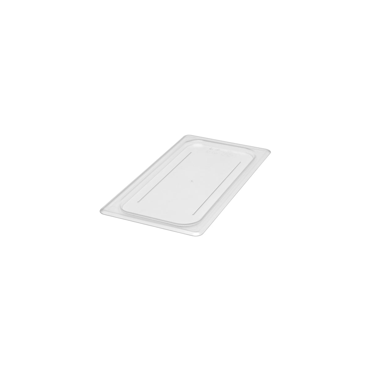 532292 Cambro 1/3 Size Food Pan Cover Flat Polycarbonate Clear 176x325mm Star Group