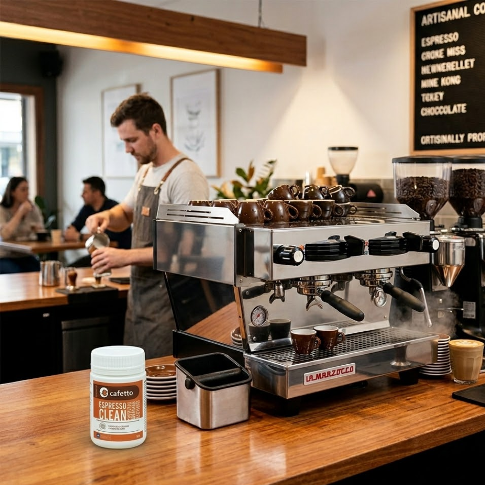 Cafetto 1kg Espresso Machine Cleaning Powder - Pack of 12