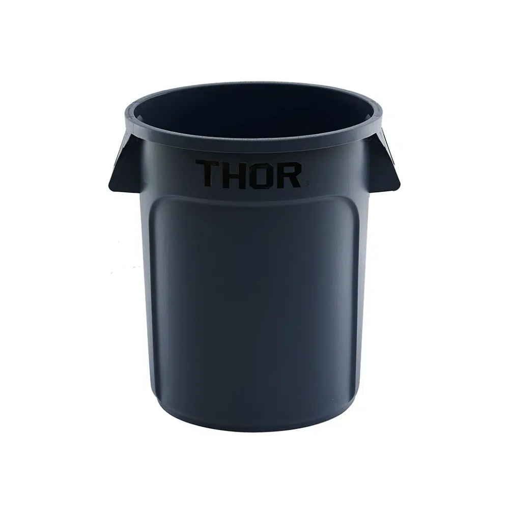 TRUST® 75lt Commercial Thor Round Bin Grey