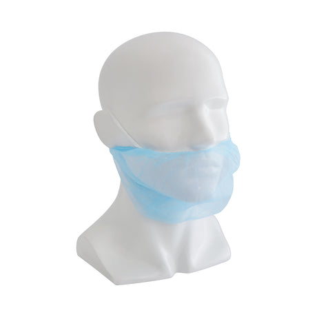 532533 Dalton Hygiene Disposable Beard Covers Blue Double Loop Star Group