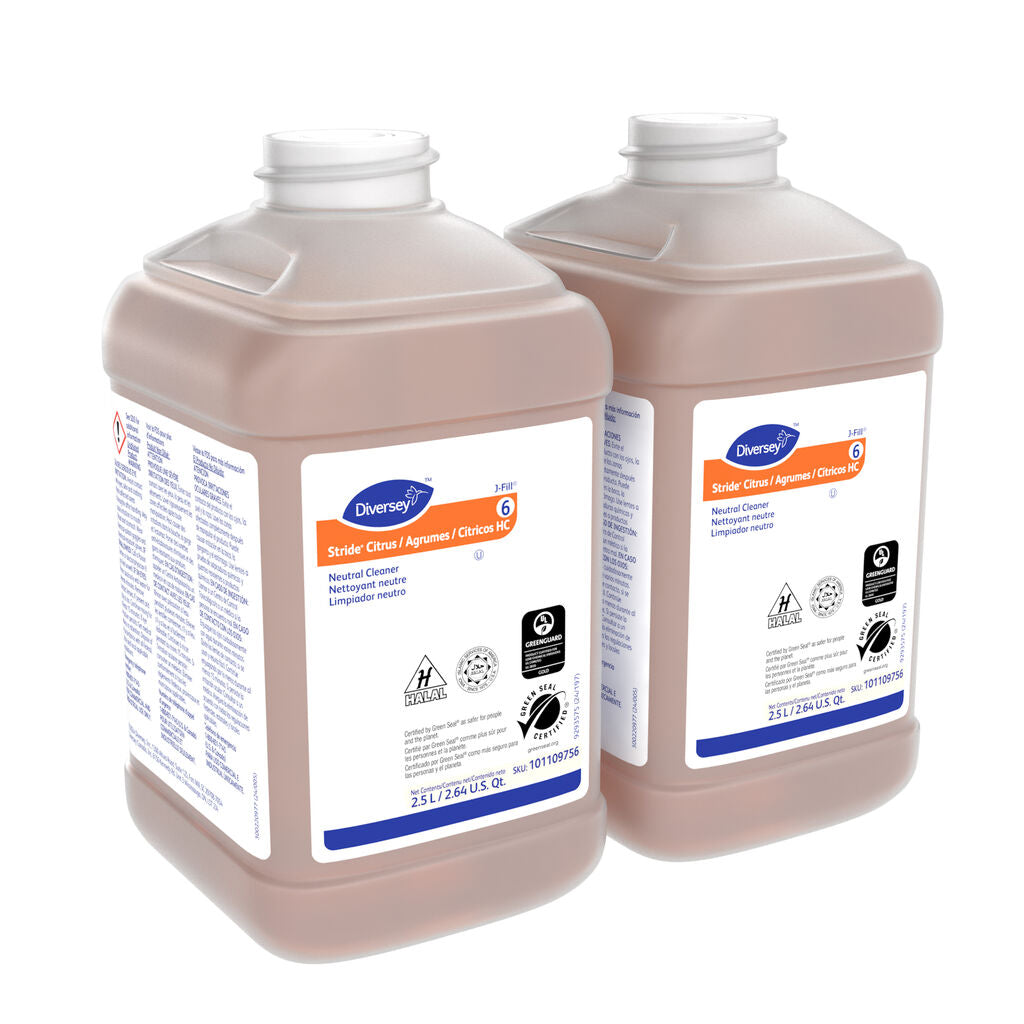 Stride Citrus HC Neutral Cleaner 2.5ltr, Carton of 2