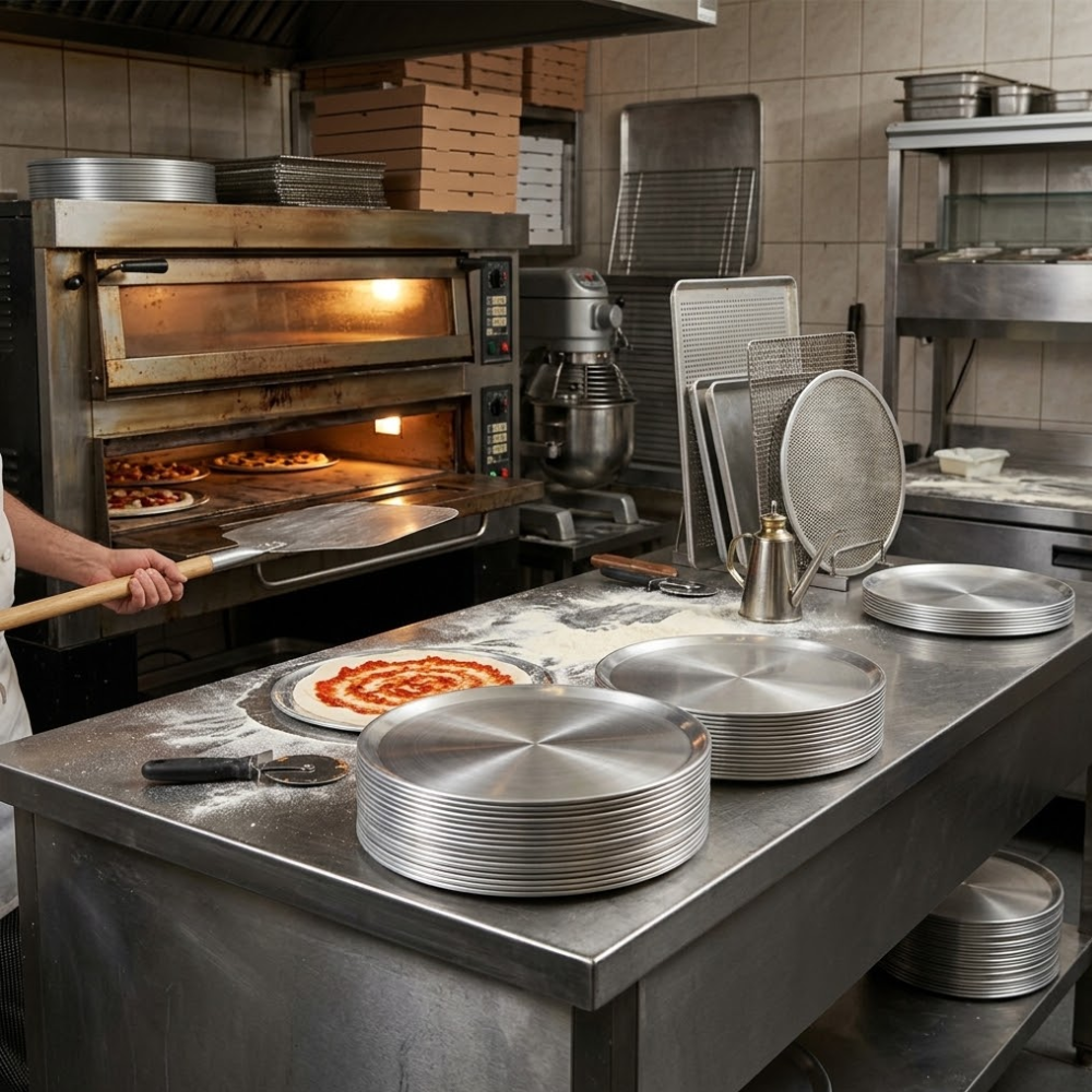 Chef Inox Pizza Plate Aluminium 230mm/9inch