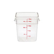 608049 Cambro CamSquare Storage Container Polycarbonate Clear 256x310x320mm / 17.2Lt Star Group
