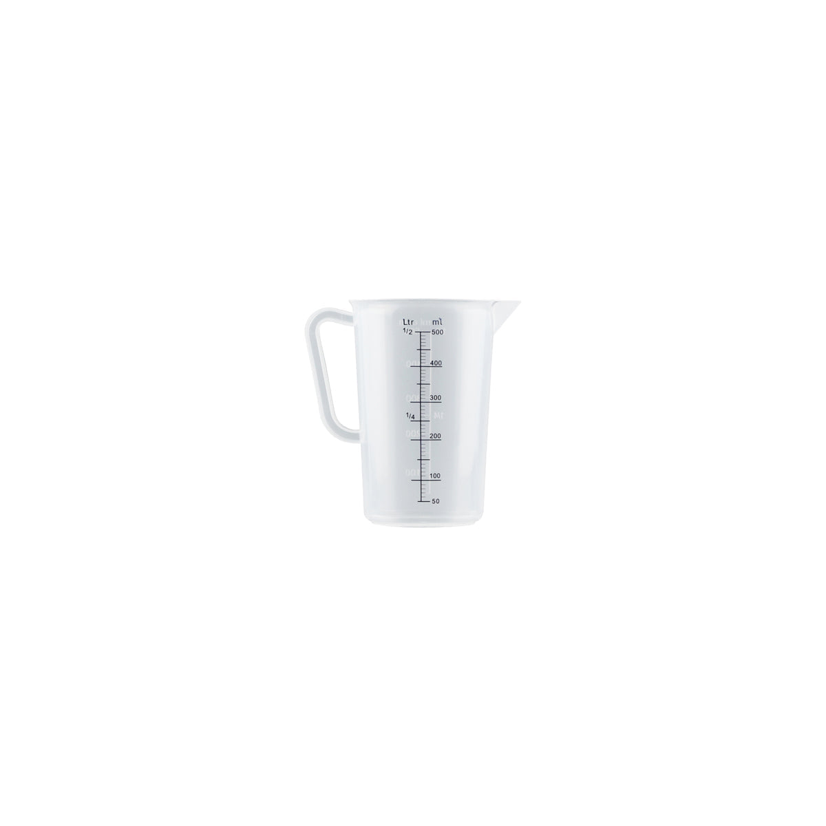 608060 Stackable Measuring Jug Polypropylene with Graduated Markings 0.5Lt Star Group