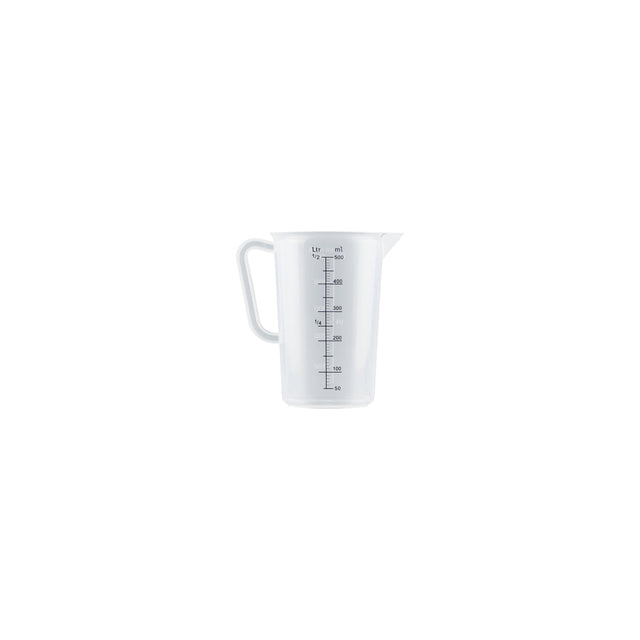 608060 Stackable Measuring Jug Polypropylene with Graduated Markings 0.5Lt Star Group