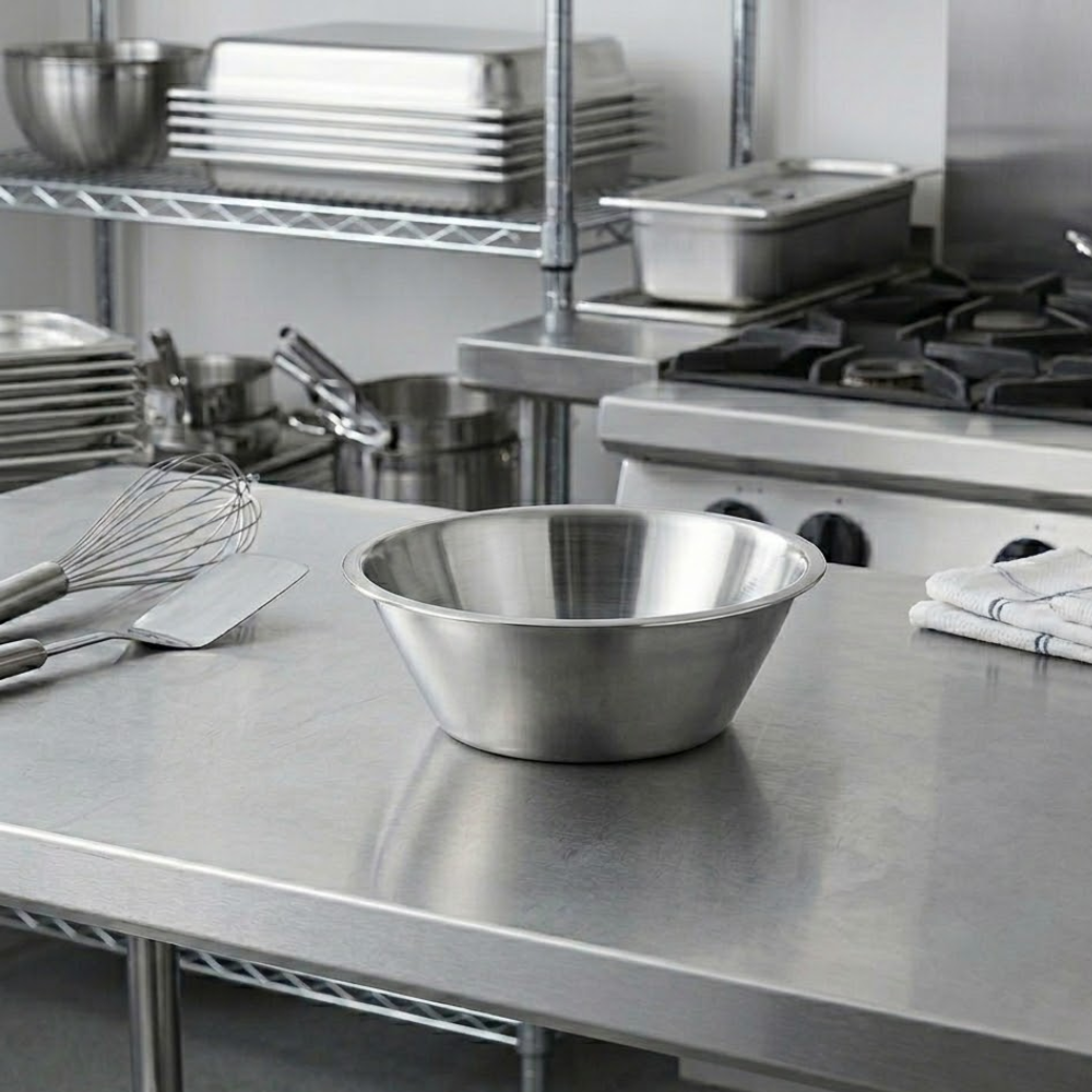 Chef Inox Tapered Mixing Bowl Stainless Steel 280x125mm / 4.5Lt