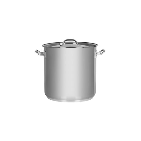 608173 Chef Inox Elite Stockpot with Lid 220x220mm / 8.25Lt Star Group