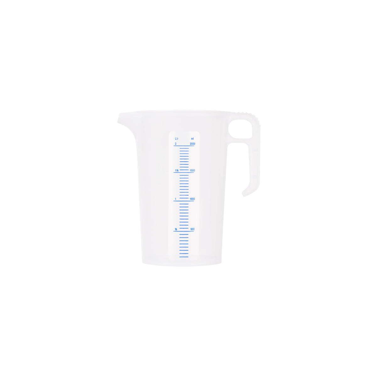 608181 Chef Inox Measuring Jug with Blue Graduating 2.0Lt Star Group