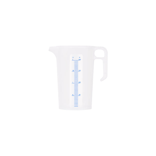 608181 Chef Inox Measuring Jug with Blue Graduating 2.0Lt Star Group
