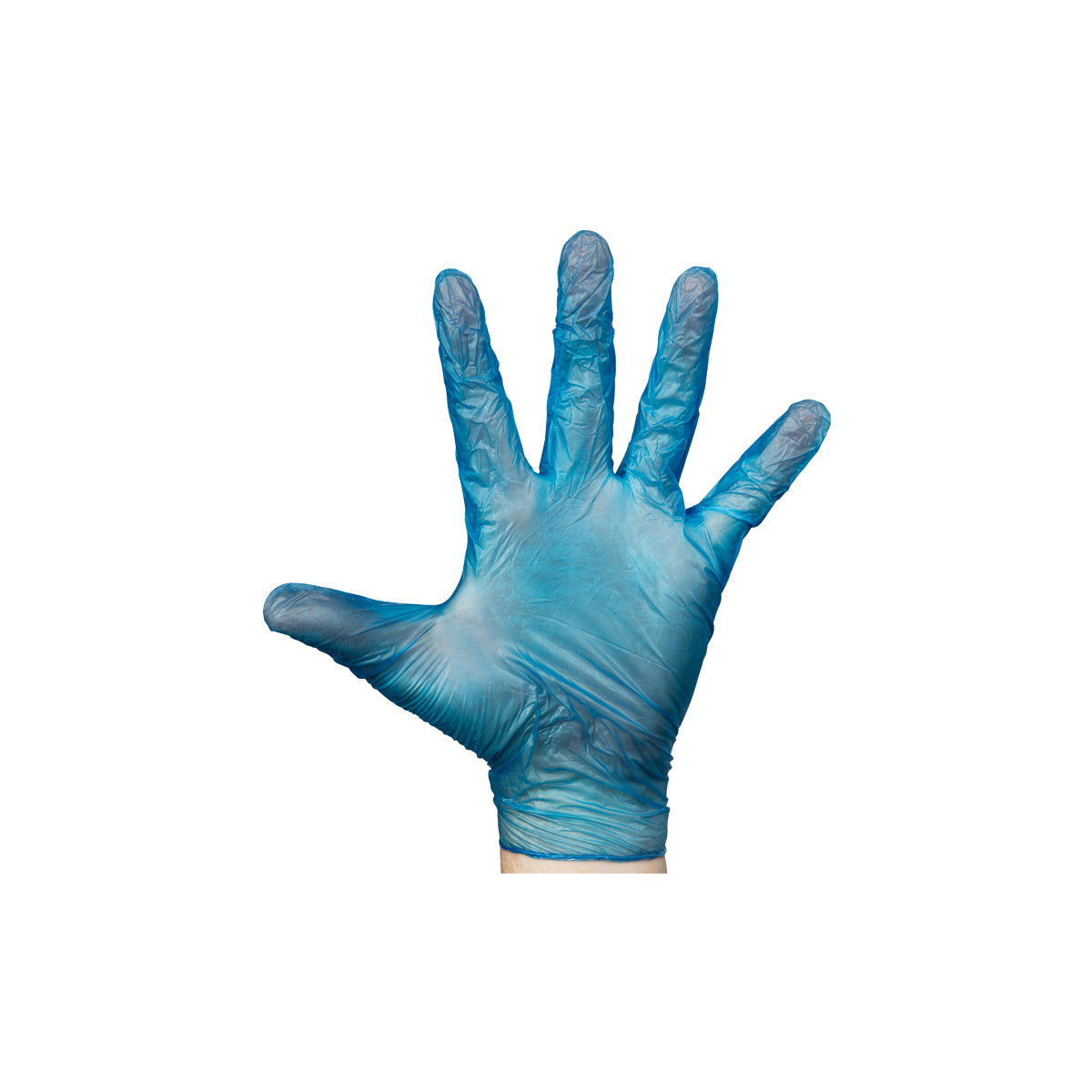 700810 Breeze Vinyl Gloves Powdered Free Blue Small Star Group