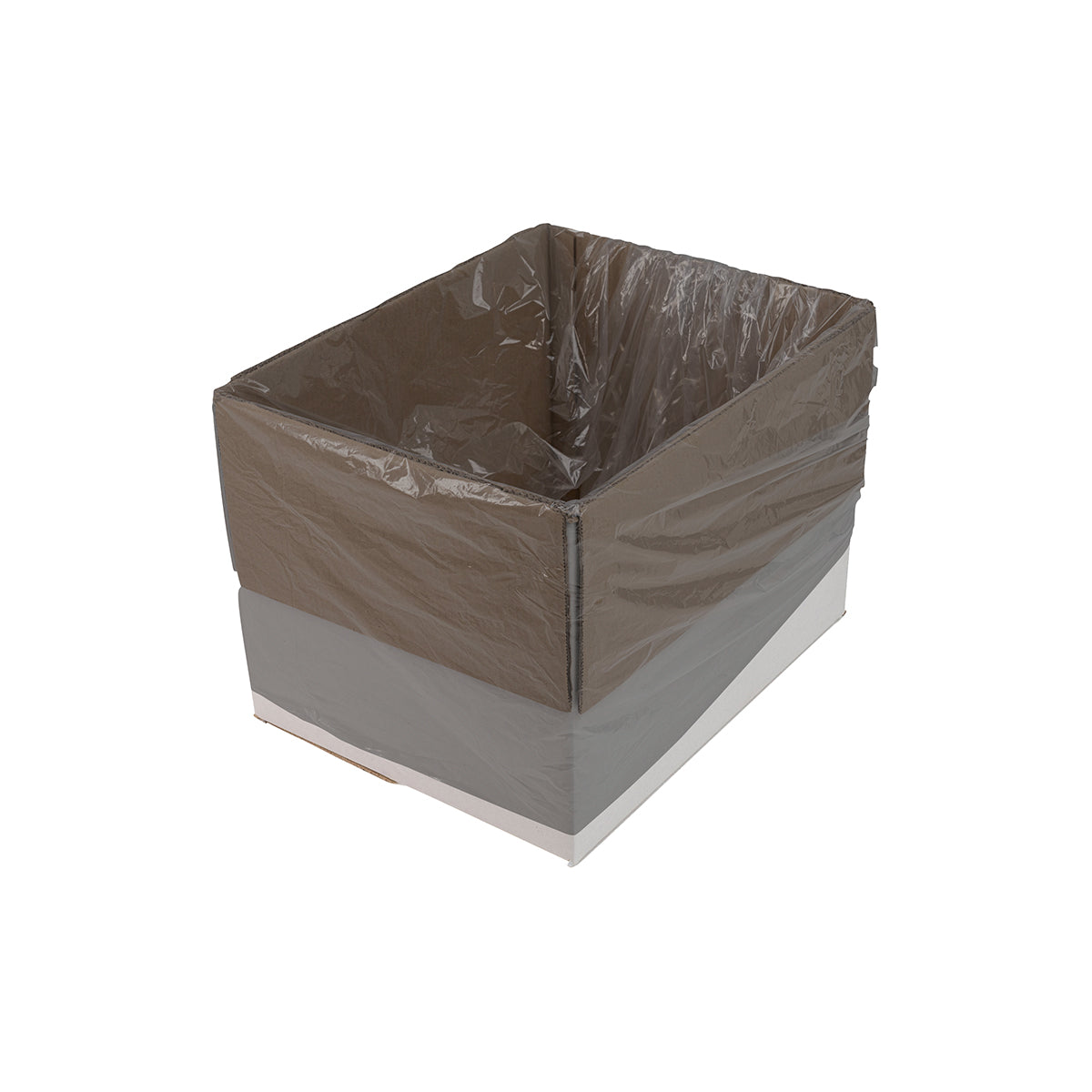 Breeze Carton Liner Bag Square Bottom Grey 750x910mm