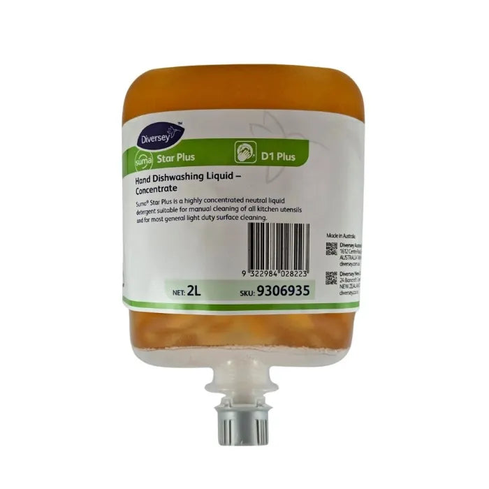 Suma 750ml Star D1 Hand Dishwashing Detergent, Carton of 3