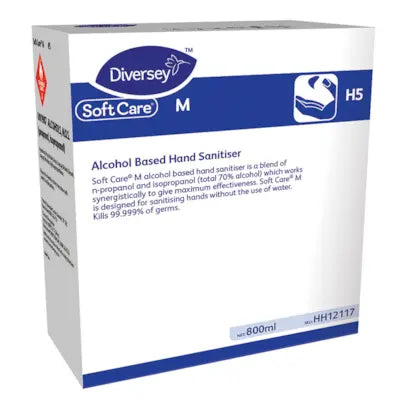 Softcare M Alcohol H5 Hand Sanitiser, Packet of 800