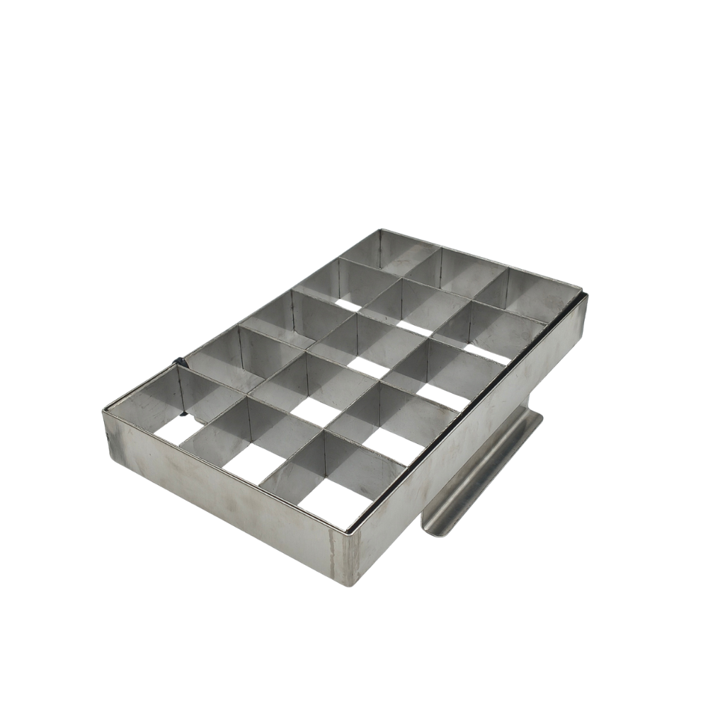 Scone Cutter & Frame - 15 Scone 310 x 183 x 40mm - 60 x 60mm