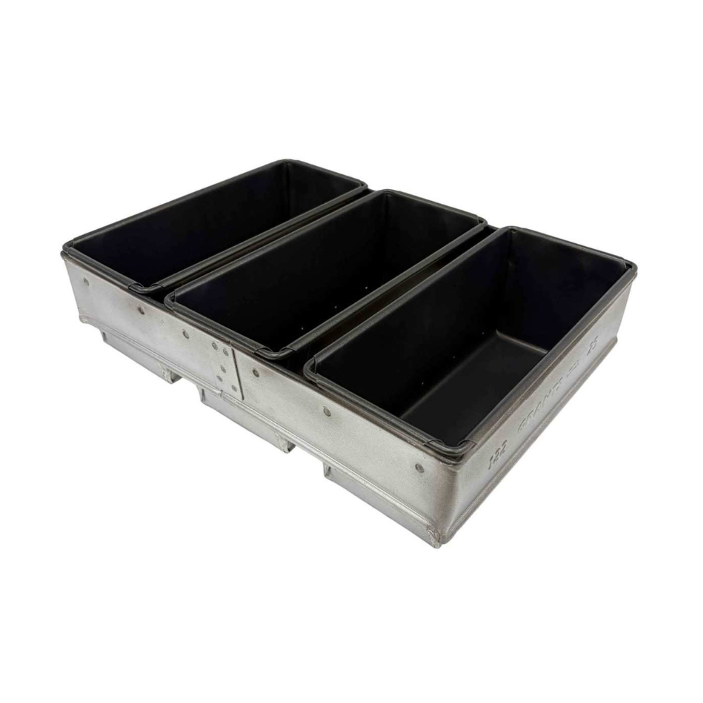 Unfluted Bread Pans Teflon-coated 680gm (3 Set)