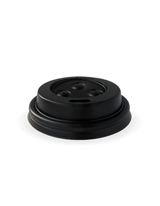 4oz Hot Sipper Lid Black 64.5mm (0.3mm (+/-)