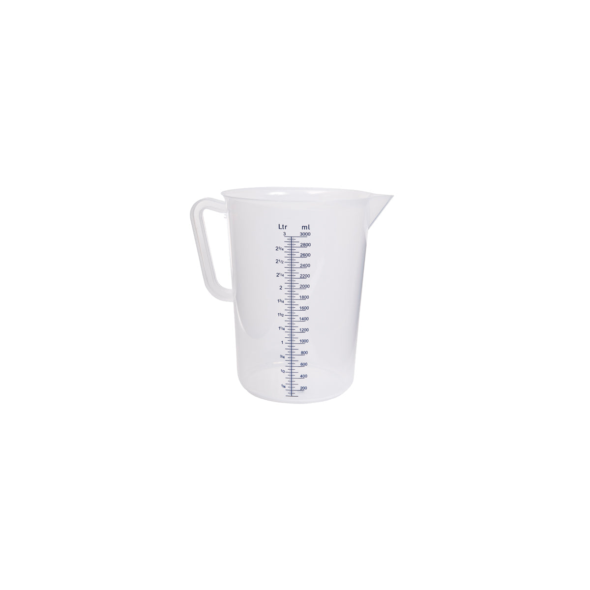 790010 Measuring Jug Polypropylene with Graduated Markings 3Lt Star Group