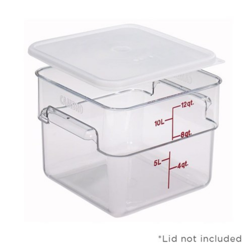 Cambro CamSquare Storage Container Polycarbonate Clear 256x310x210mm / 11.4Lt