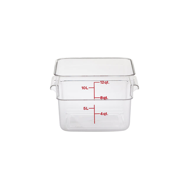 790015 Cambro CamSquare Storage Container Polycarbonate Clear 256x310x210mm / 11.4Lt Star Group