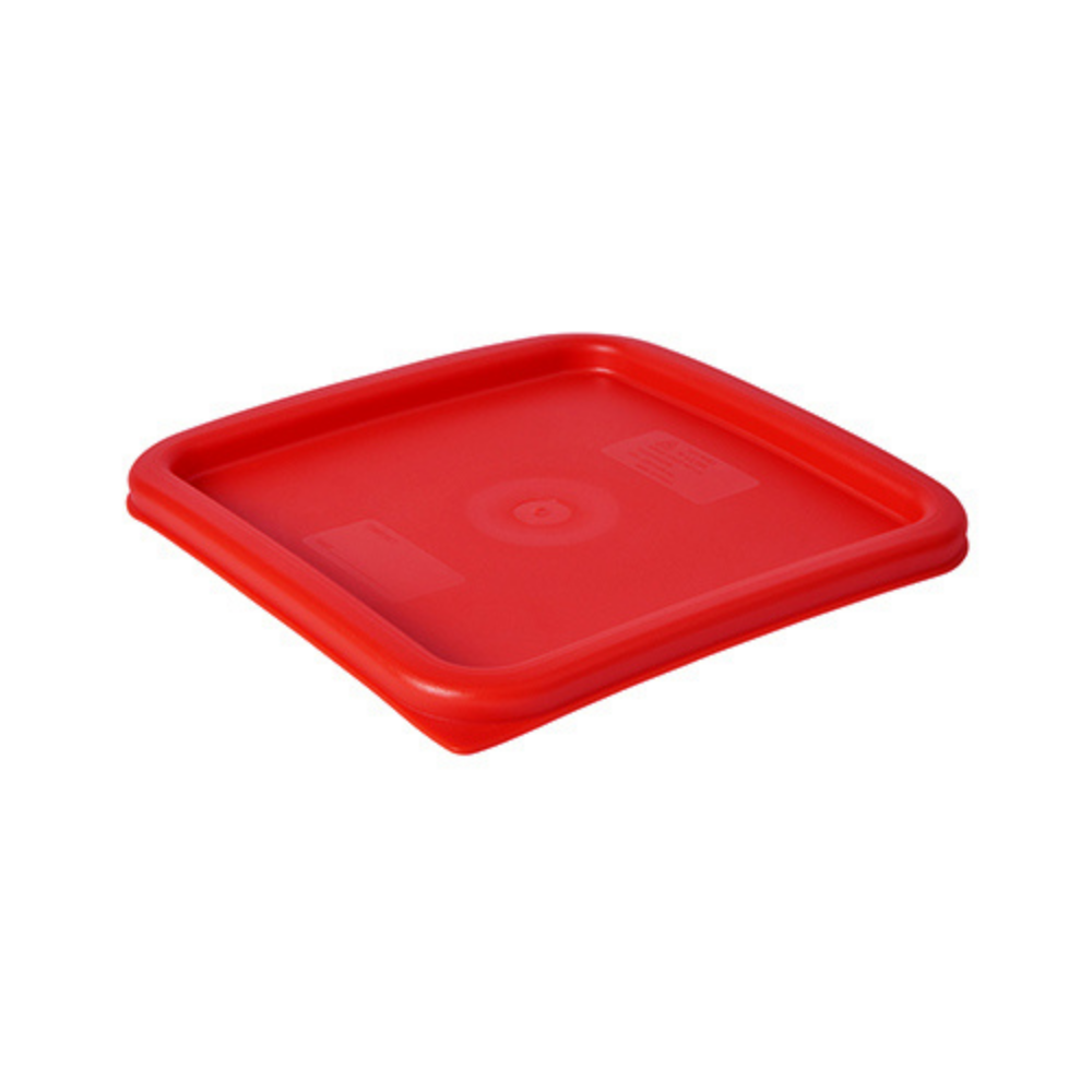 Cambro CamSquare Lid Polypropylene Red To Suit 5.7Lt 7.6Lt