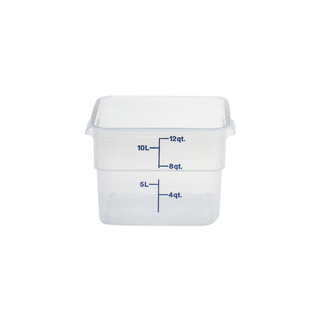 790036 Cambro CamSquare Storage Container Polypropylene Translucent 256x310x210mm / 11.4Lt Star Group
