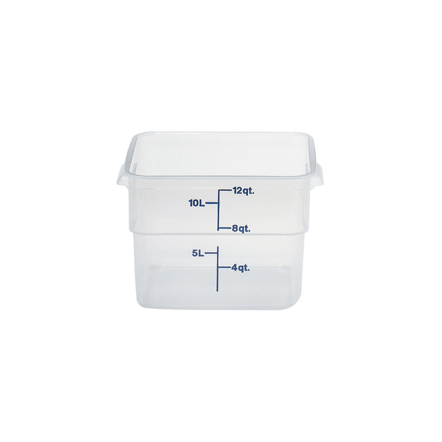 790036 Cambro CamSquare Storage Container Polypropylene Translucent 256x310x210mm / 11.4Lt Star Group