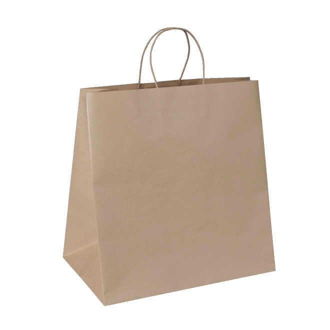 Paper Kraft Twist Handle Bag - 150/Ctn
