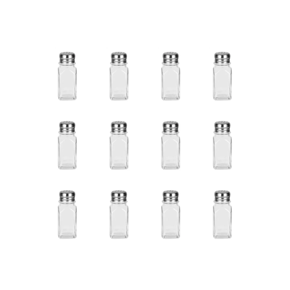 Chef Inox Salt & Pepper Shaker Square - 12/Pack