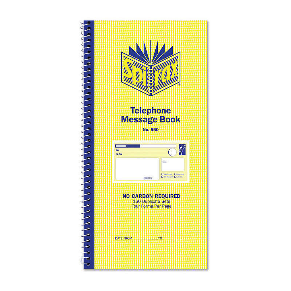 550 Telephone Message Book