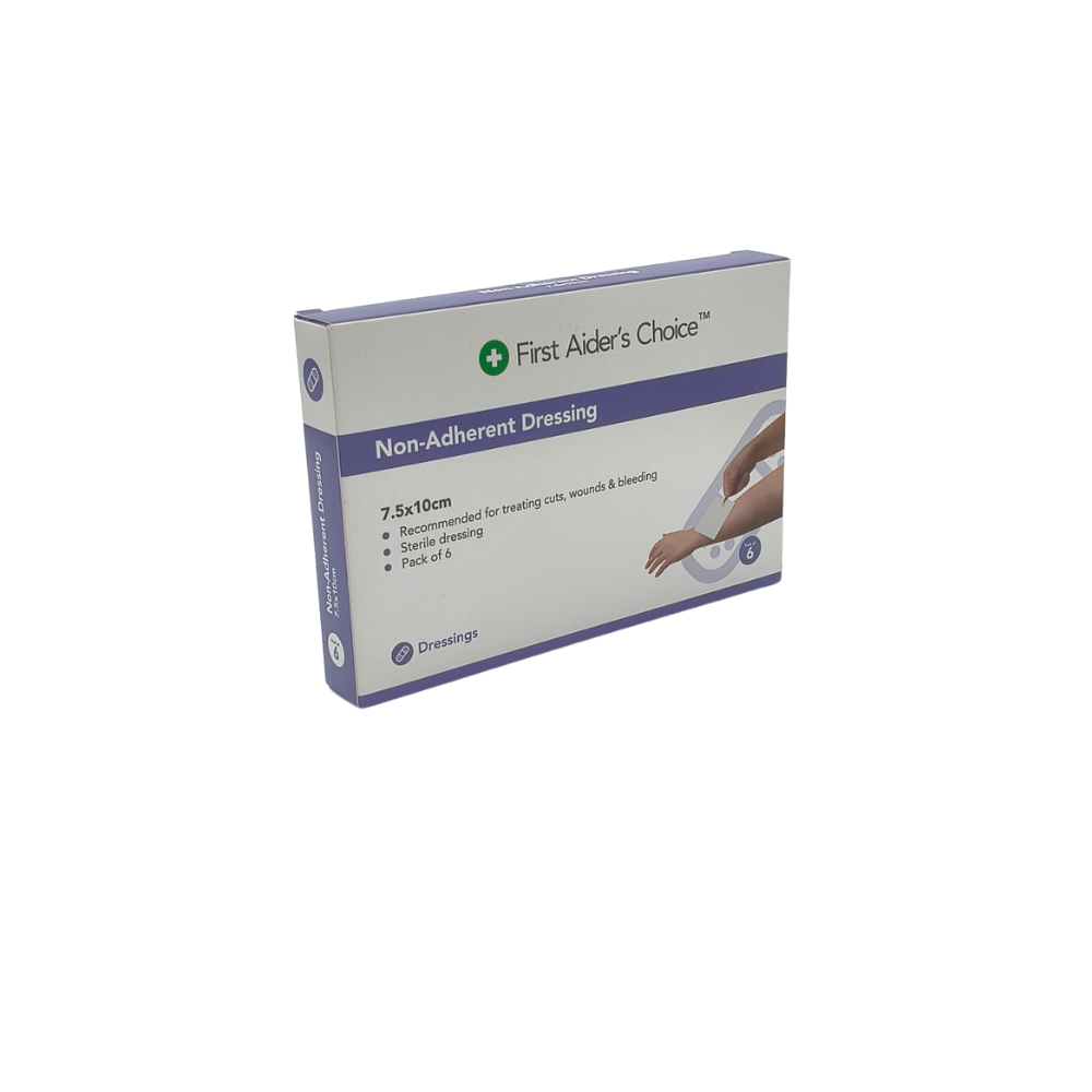 Non Adherent Dressing 7.5 x 10cm - 6/Pack